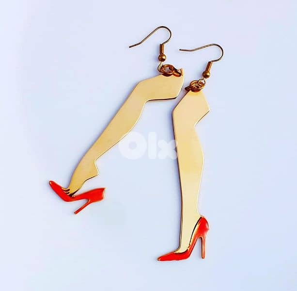 Gold plated/ Legs earrings 0