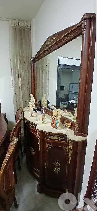 full antique dining room