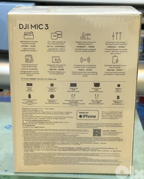 Dji Mic 3 wireless microphone 2-person 1