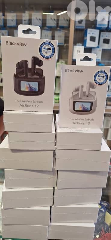 BLACK VIEW TRUE WIRELESS EARBUDS  AIRBUDS 12 BLACK OR WHITE 0