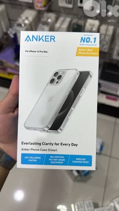Anker clear phone case iphone 16 pro max