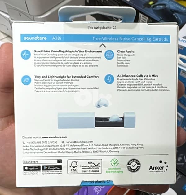 Anker Soundcore A30i Blue 1