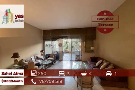 Sahel Alma 250m2 | Furnished Duplex | Rent | Terrace | Quiet Street|EH