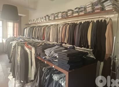NON-DESIGNER, NEW SUITS/SHIRTS/FABRIC OVER 6000 UNITS (WHOLESALE)