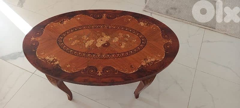 Italian Inlaid 20th century coffee table 0