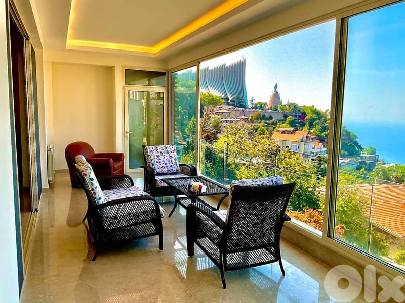 Harissa/ Unique Elegant Triplex for Rent – حريصا/ثلاثي فريد للإيجار 0