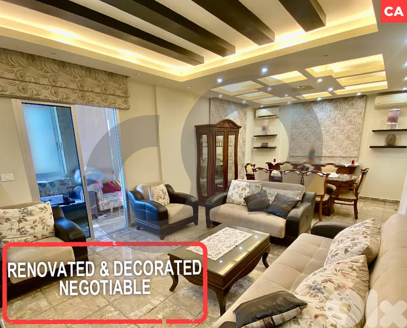 Renovated, Decorated, Semi-Furnished,Tabarja, Kfaryassine REF#CA126571 0