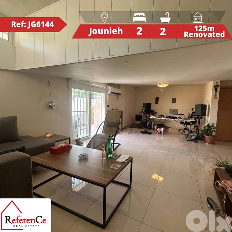 Renovated apartment in Jounieh for sale شقة مجددة في جونية للبيع 0