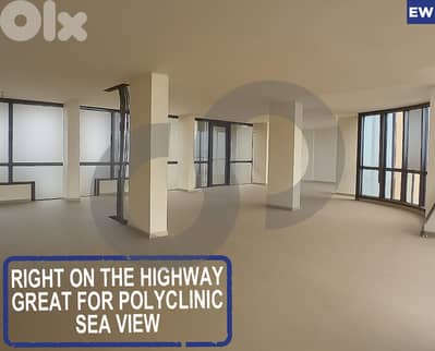Prime Location with Sea View office, keserwan, ghazir REF#EW126576