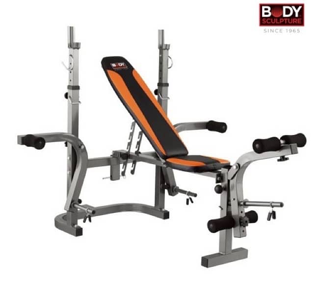 Foldable weight lifting bench with arm curls 0