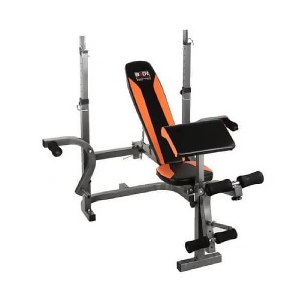 Foldable weight lifting bench with arm curls 2