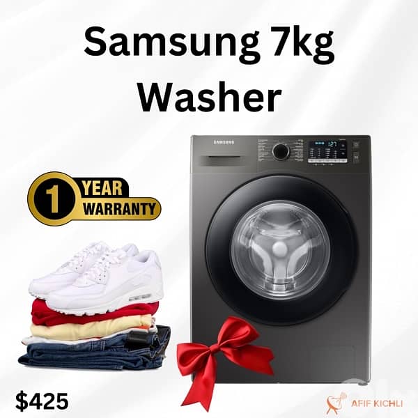 Campomatic Samsung 7-10kg Washing Machine غسالة كفالة شركة 3
