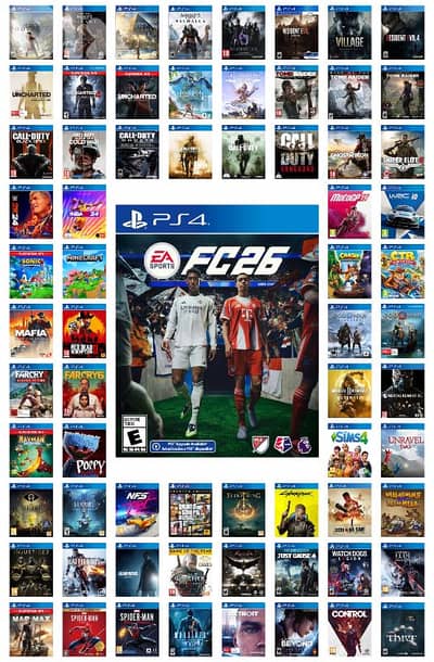 PS4 Games (10 games for 30$)