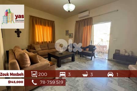 Zouk Mosbeh 200m2  | Generous Dimensions | Well Lighted | EL