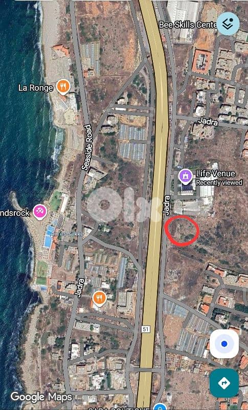 Land for sale Jadra highway - عقار ارض للبيع فوق اوتوستراد جدرا 0