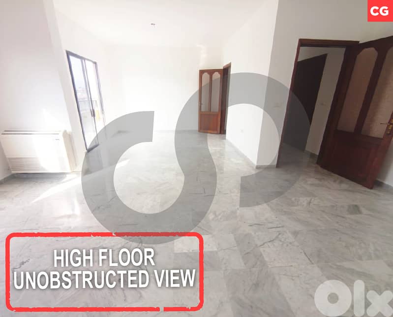 Unobstructed View, great deal,ain el remmaneh/عين الرمانة REF#CG126587 0