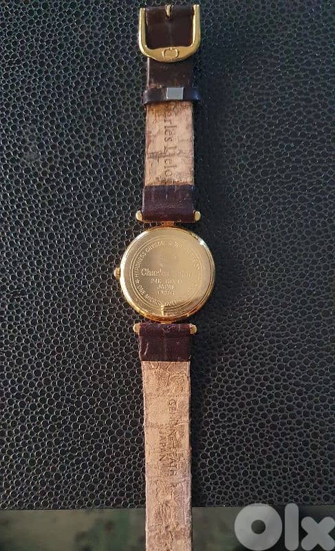 clock gold plate hardiness cristal charls delon japan 2