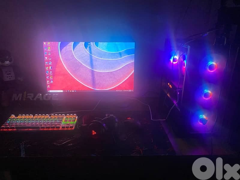 Full PC Setup Gaming – Desktop + شاشة 165Hz + أكسسوارات + UPS 2