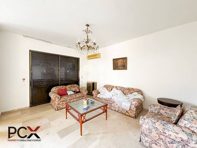 Apartment For Sale In Baabda I Furnished I Partial Sea View 0