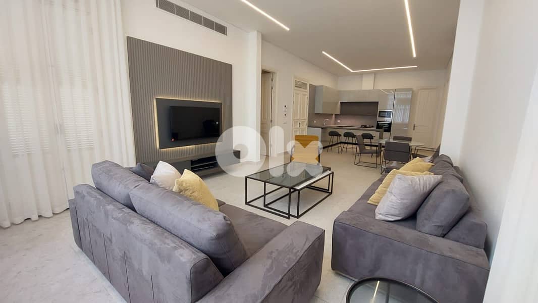 Fully Furnished In Ain El Mraiseh Prime (180Sq) 3 Bedrooms (JNR-184) 0