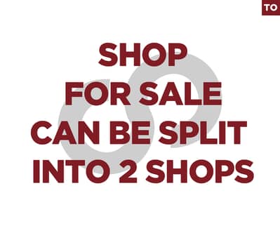 spacious  2 Doors Shop | Zalka REF#TO126603