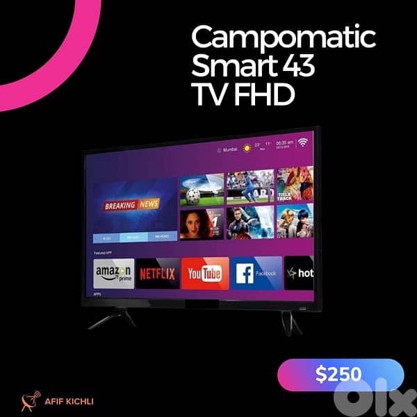 Campomatic Samsung LED 32-43-50-55-65 Smart كفالة شركة 0