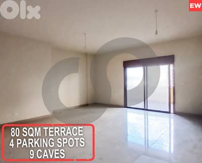 170 sqm Apartment with 80 sqm Terrace, zouk mosbeh REF#EW126610