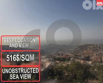 Unobstructed Sea View, Prime location,Best location| Aley REF#NN126611