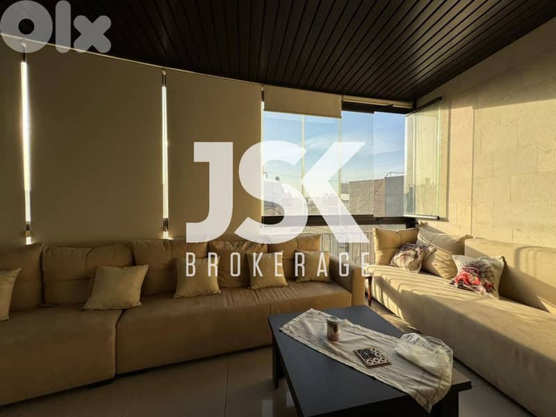 L19304 - Decorated & Fully Furnished Apartment For Sale in Mansourieh 0