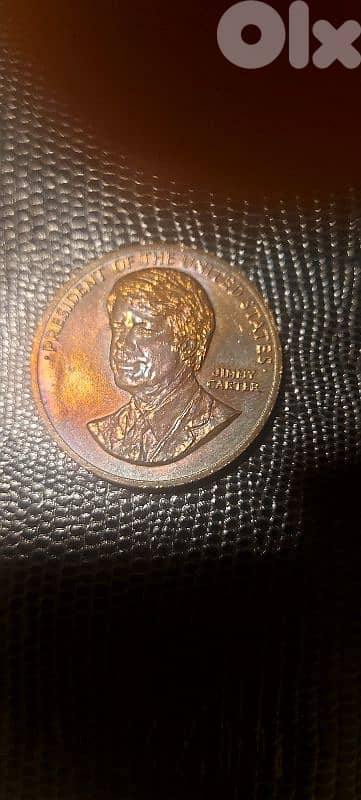 amarican  coins bronze  presidents Jimmy  Carter 0