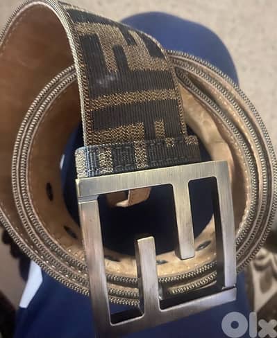 Fendi genuine Leather belt