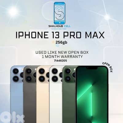 13 pro max 256gb