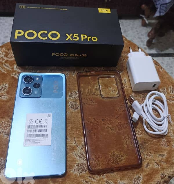 xiaomi poco x5 pro blue 1
