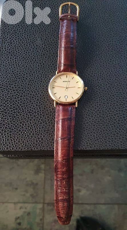 swiss made agfa genuine leather 0