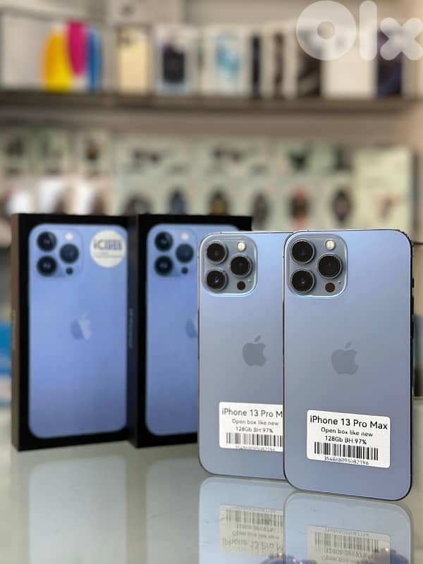 iPhone 13 Promax 128Gb like new battery 97% water proof 0