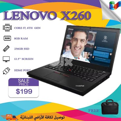 LENOVO X260 THINKPAD 12.5" CORE I7