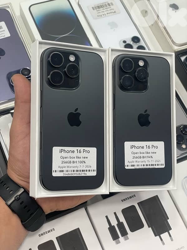 iPhone 16 Pro 256GB like new battery 100% 1080$ and  94% 1020$ 0
