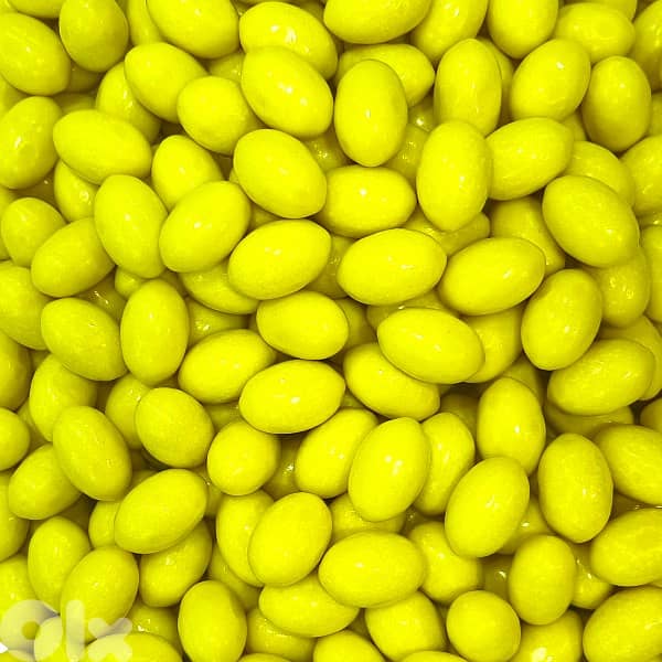 LEMON BUBBLE GUM 30mm (Box of 1000) - For Vending Machines 0