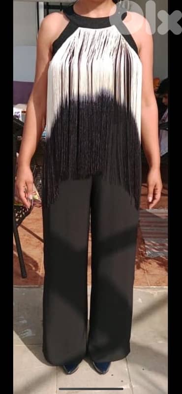 Black and white overall