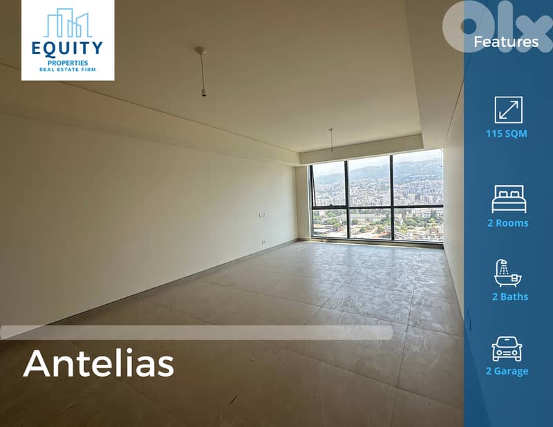 115 SQM Apartment For Rent In Antelias شقة للإيجار #JZ211219 0