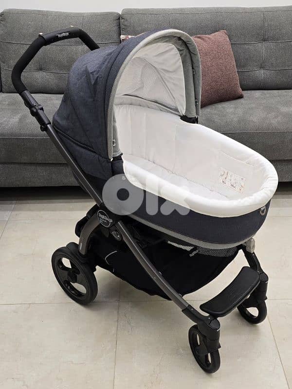 Peg Perego Book 51 - Denim Blue - Stroller + Carrycot + Car Seat 2