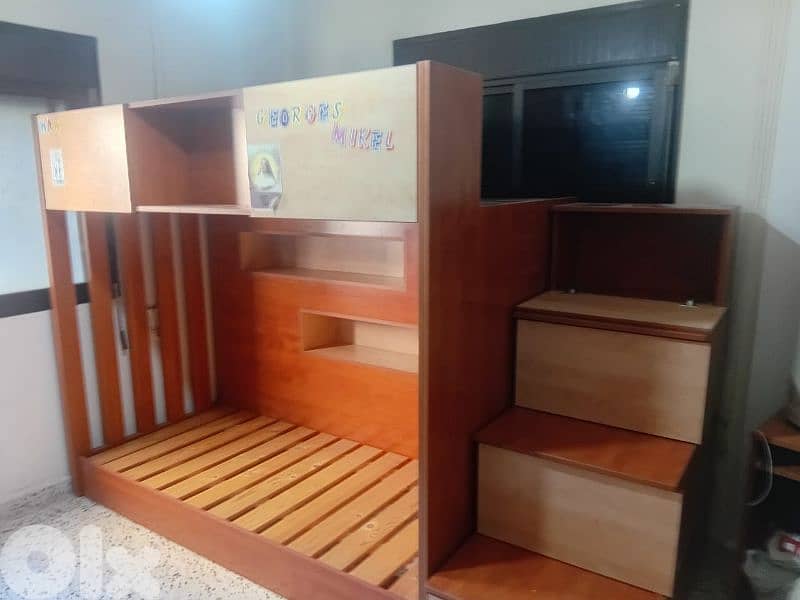 تخت طبقين شغل توصاي جاورير بي درج متين 0