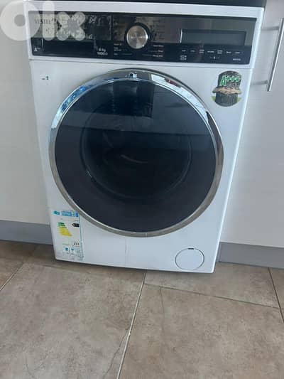 Vestel Front Load Washing Machine – 9kg, 1400 rpm, A+++