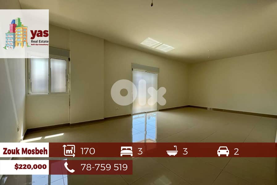 Zouk Mosbeh 170m2 | Brand New | Prime Location | Open View | EL | 0
