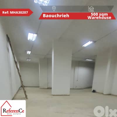New warehouse in Baouchriye for sale مستودع جديد للبيع في بوشريه