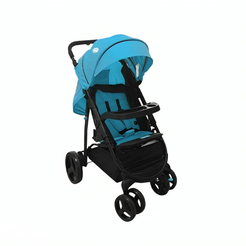 Foldable Baby Stroller With Basket Storage - عربة أطفال قابلة للطي 1