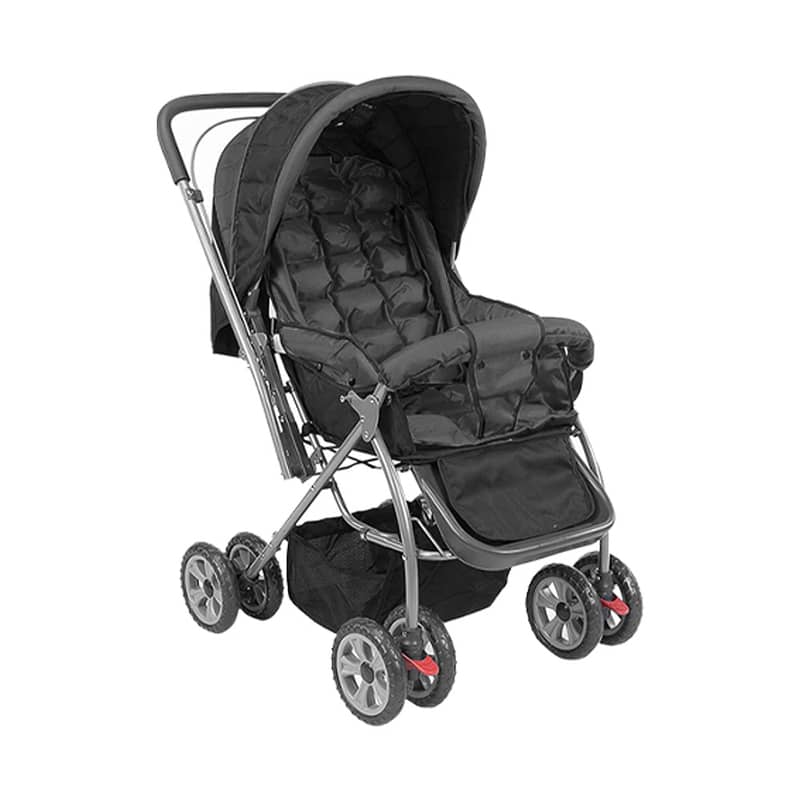 Baby Stroller with Mosquito Net & Reversible Handle - عربة أطفال 5