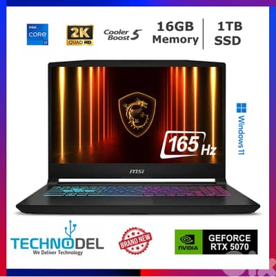 MSI KATANA RTX5070 & 14TH GEN I7 GAMING LAPTOP