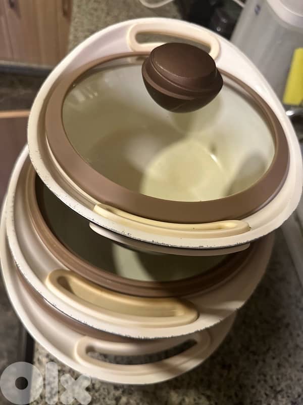 طقم طناجر ايطالي 3