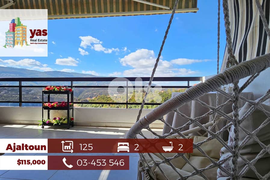 Ajaltoun 125m2 | Prime location | Excellent Condition | Decorated |TO 0